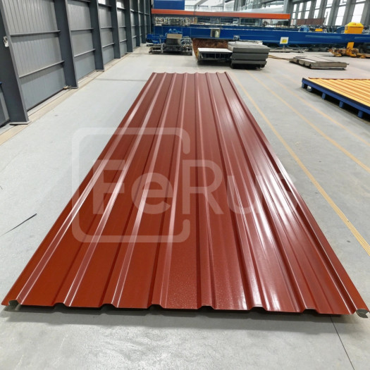 Профнастил С8 полиэстер (Zn100-180) 0,45х1150х800 мм, RAL 3020