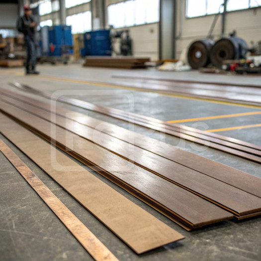 Полоса бронзовая электросварная 0,35х110 мм БрБНТ1,9 ГОСТ 1789-2013