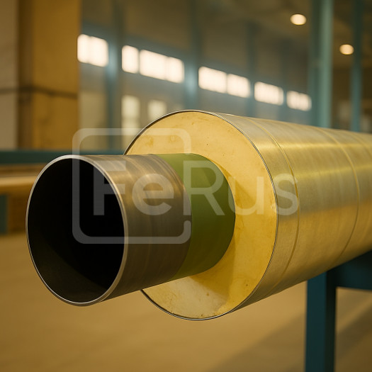 Труба ППУ стальная оболочка 1175х1020х11 мм 09Г2ФБ ГОСТ 30732-2006